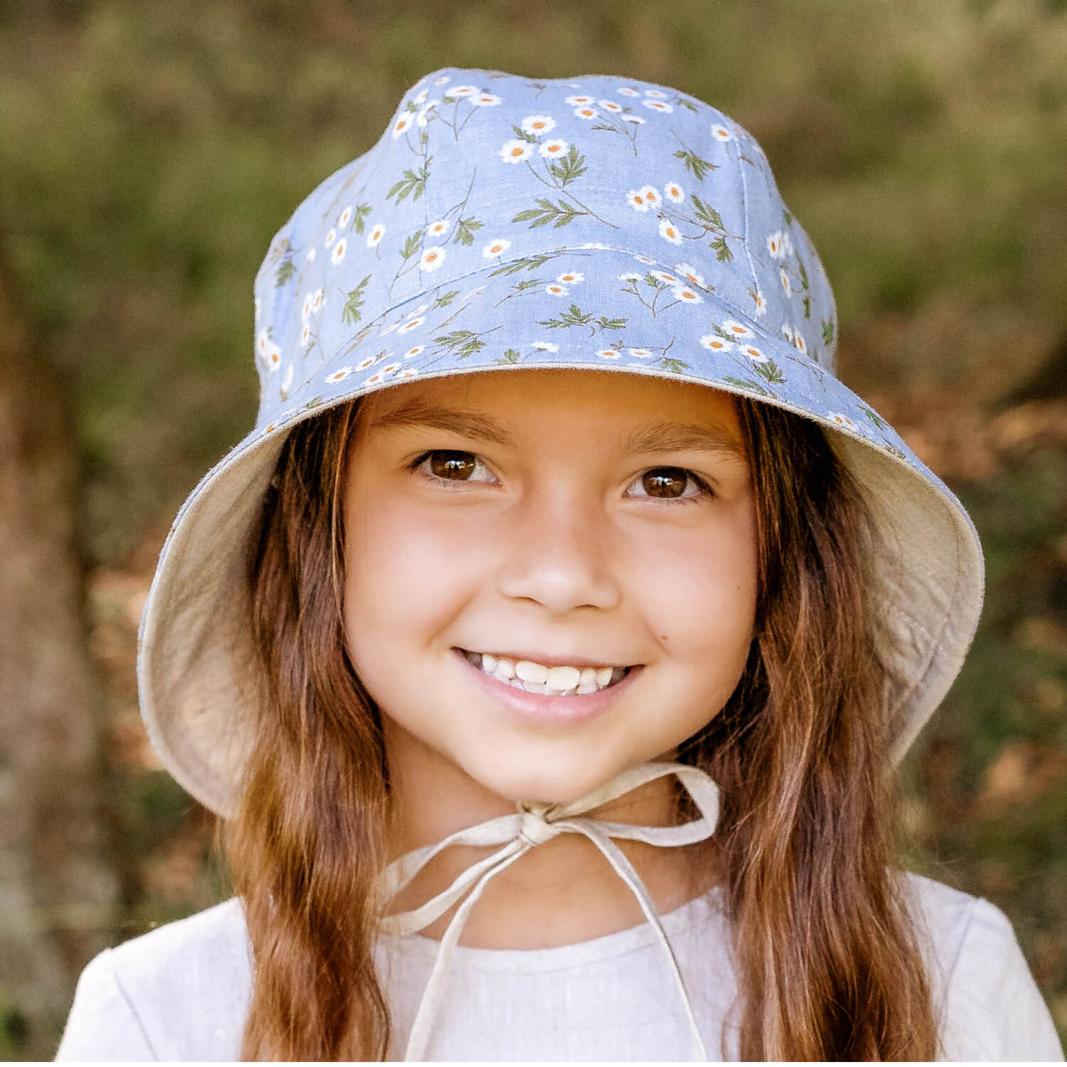 Bedhead Hats 'Wanderer' Panelled Bucket Sun Hat - Daisy