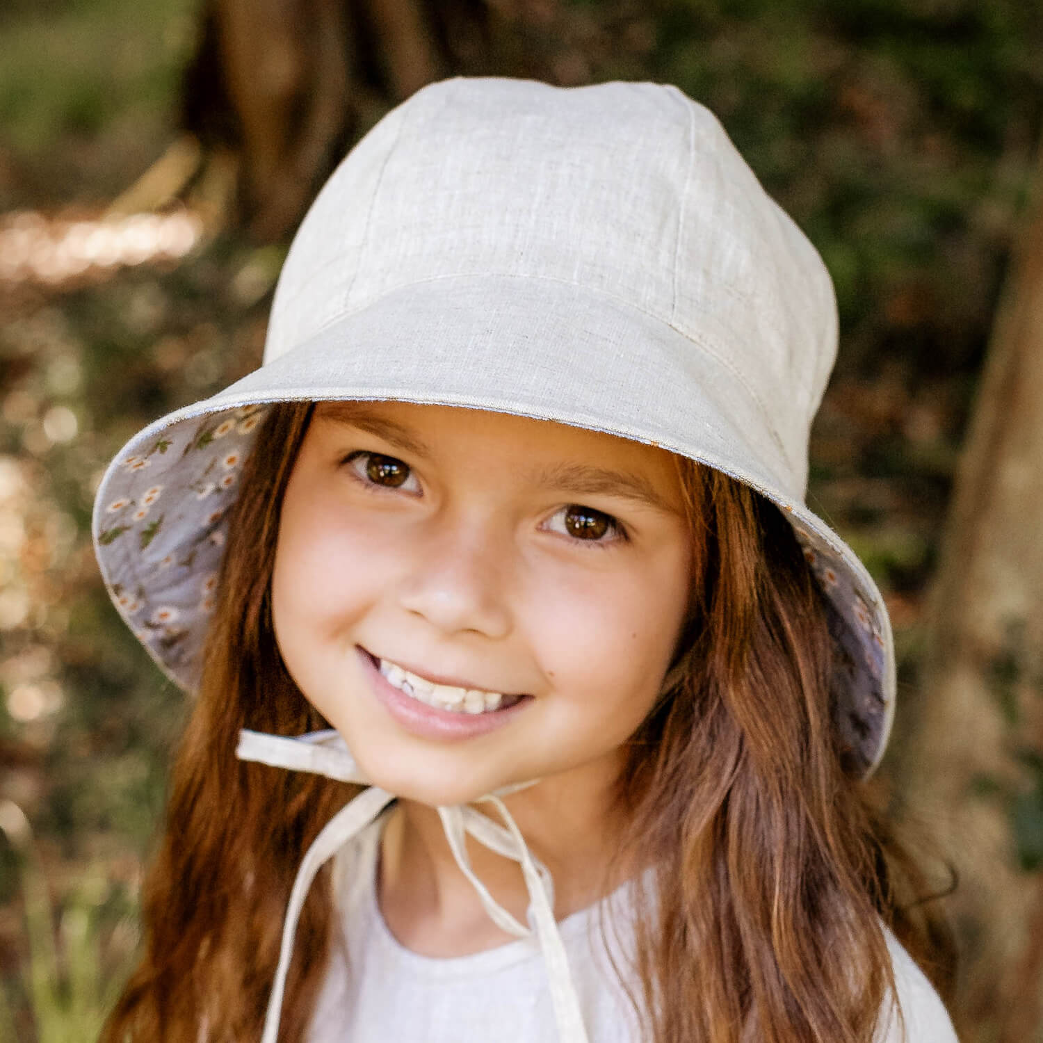 Bedhead Hats 'Wanderer' Panelled Bucket Sun Hat - Daisy