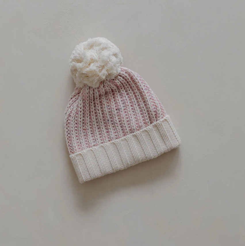 Belle & Sun Beanie - Pink Salt