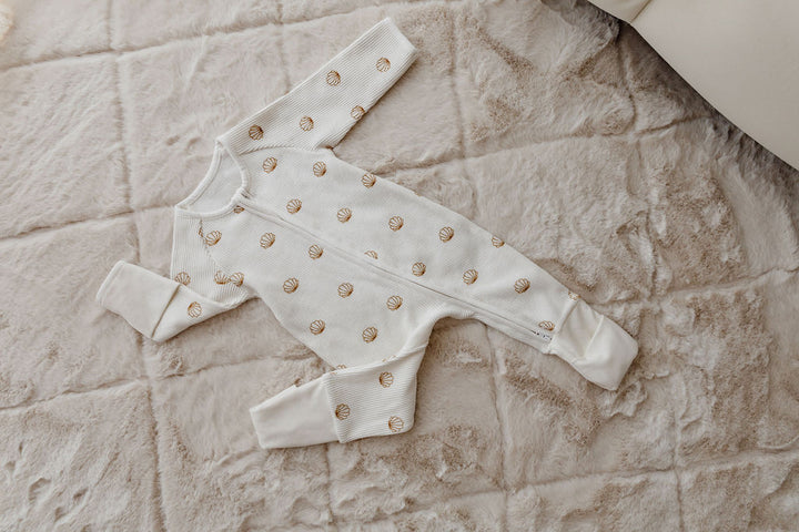 Woven Kids Shell Waffle Zip Suit