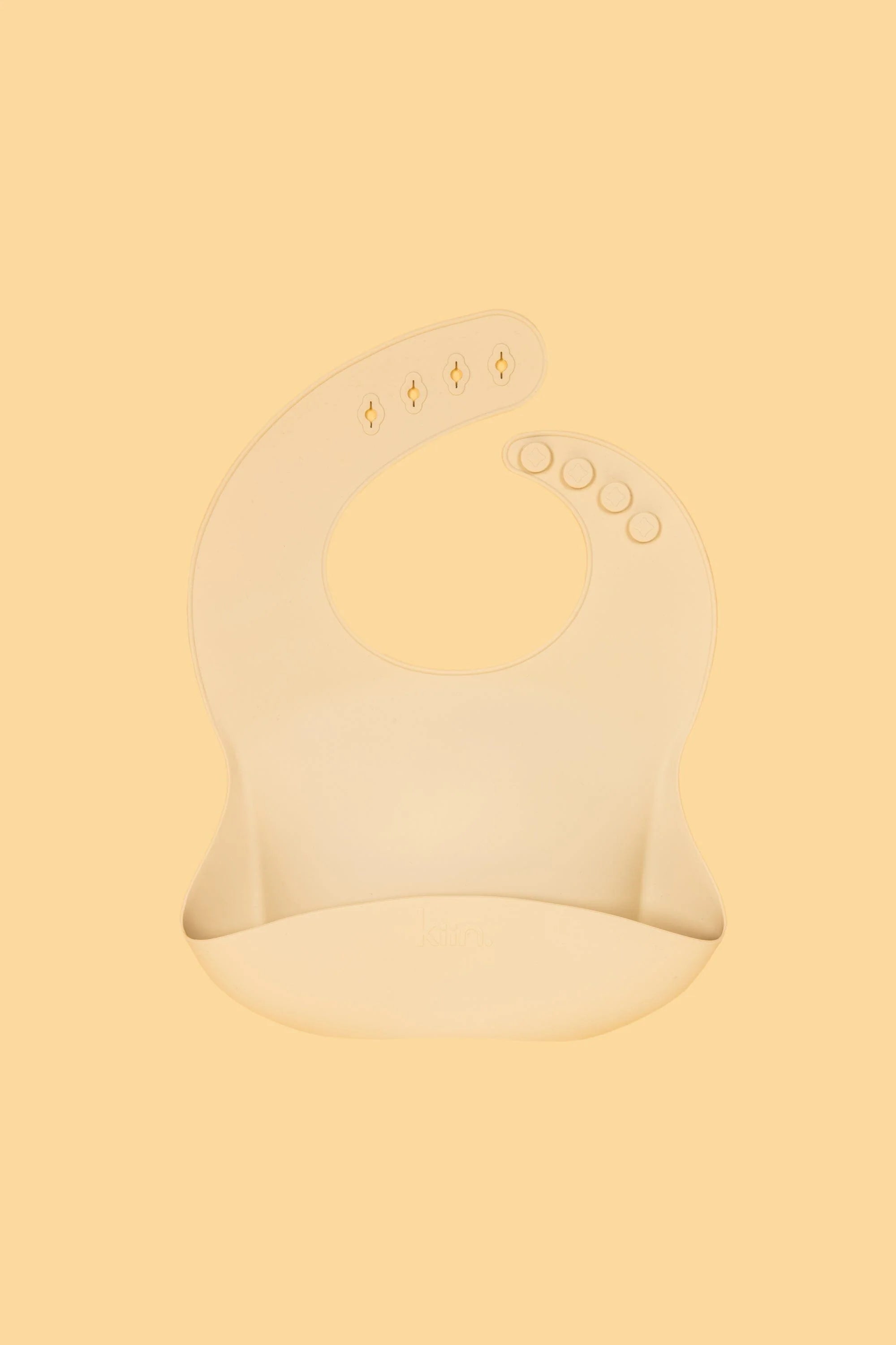 Kiin Silicone Bib - Vanilla