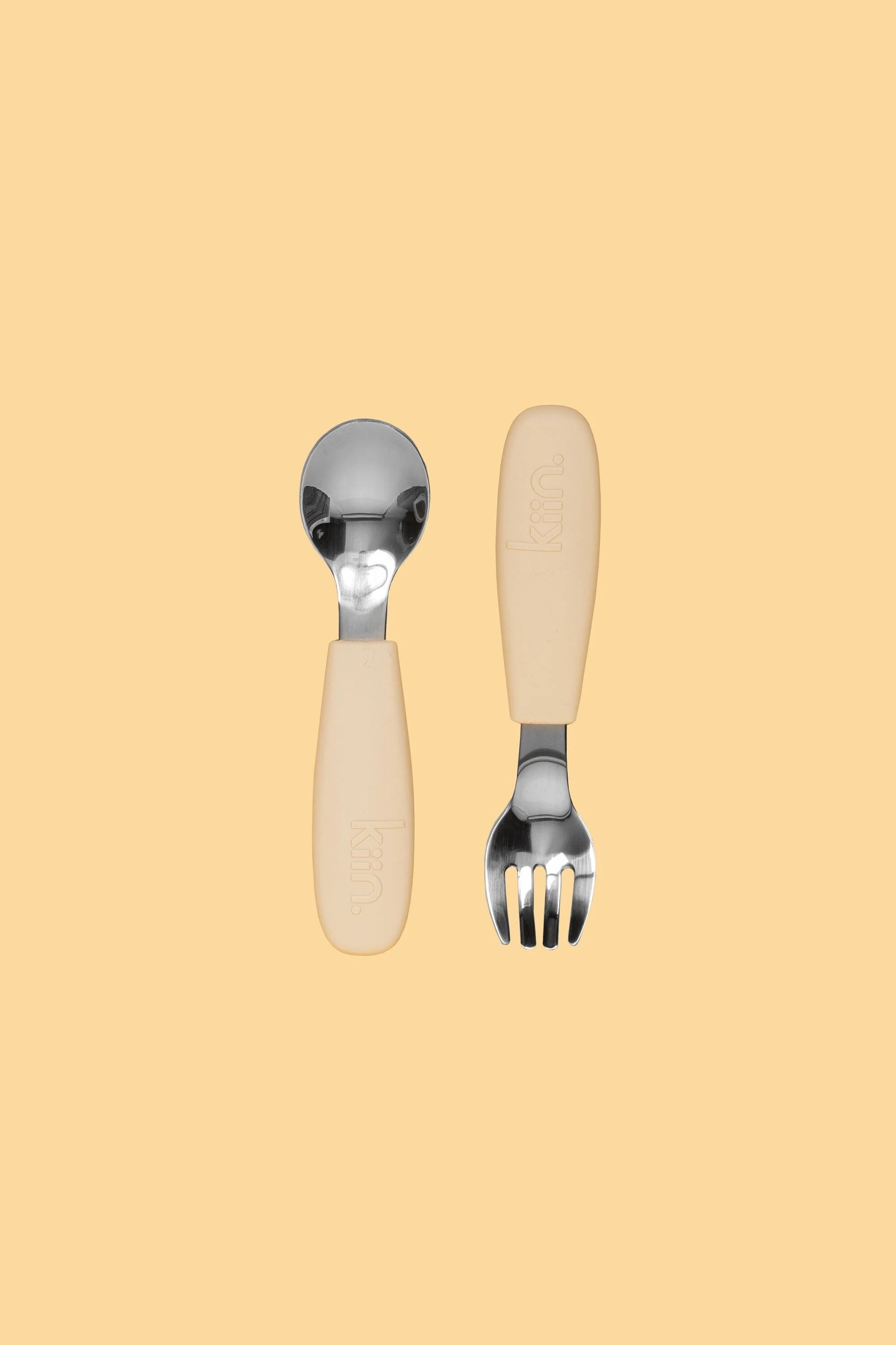 Kiin Silicone Cutlery Set - Vanilla