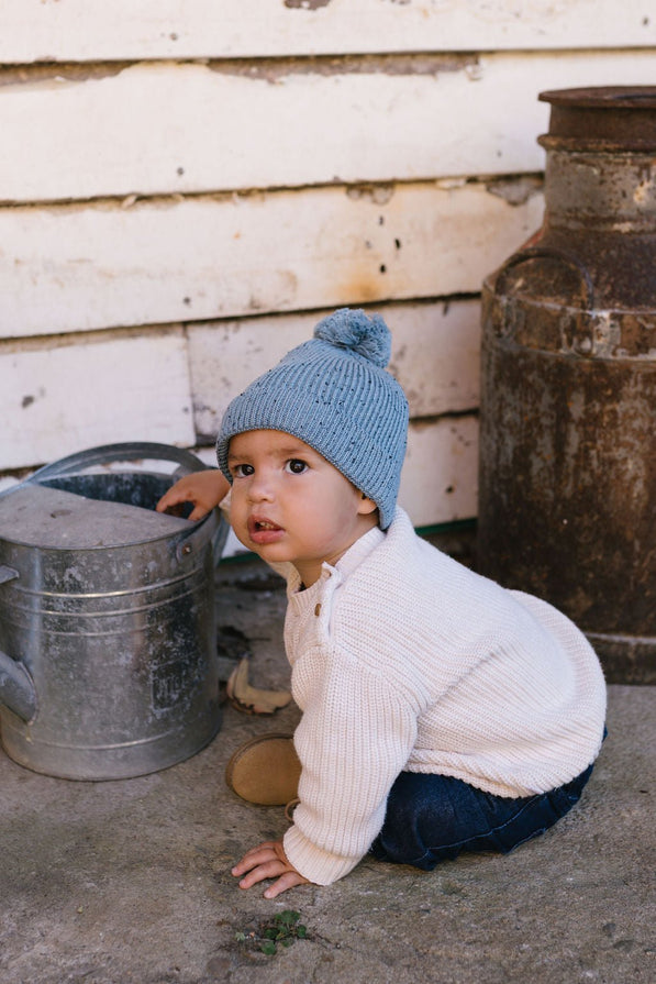 Acorn Kids Stargaze Beanie- Blue Speckle