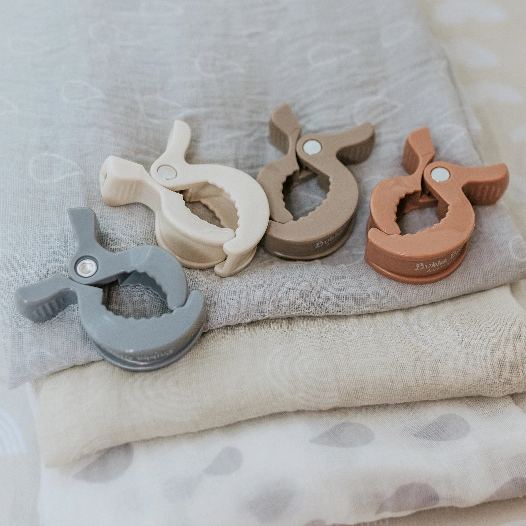 Bubba Blue 4pk Pram Clips