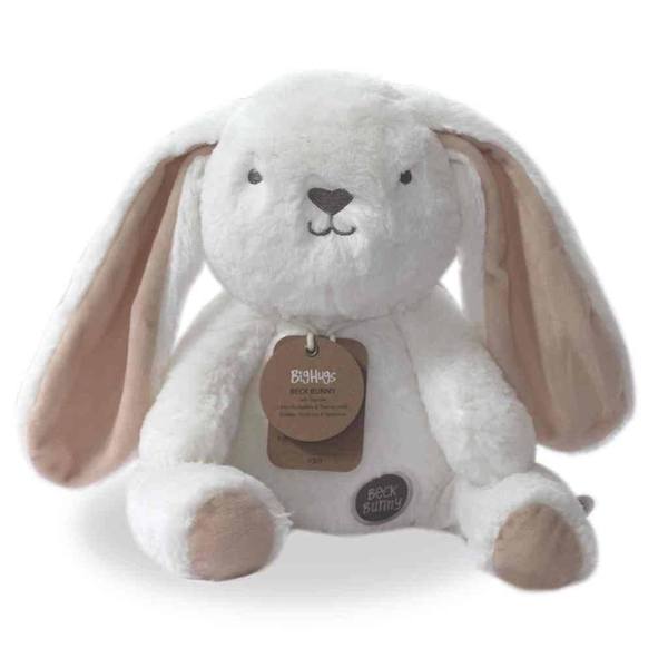 Stuffed Animals | Soft Plush Toys Australia | White Bunny - Beck Bunny Huggie