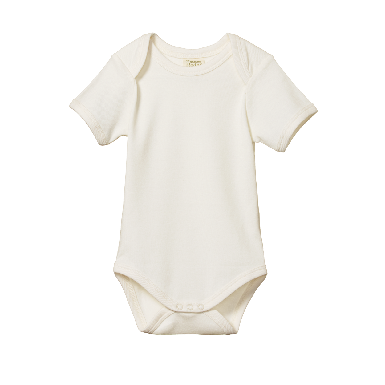 Short Sleeve Bodysuit - Natural